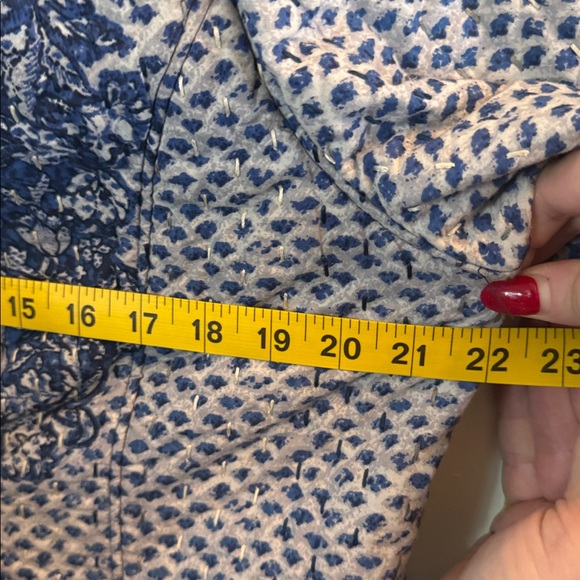 Soft Surroundings Blue Floral Jacket - Picture 7 of 8